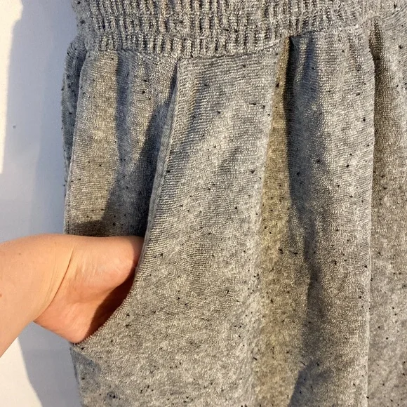 Juicy Couture Heather Grey Smocked Ruffle Terry Cloth Mini Dress Size M - Picture 4 of 17